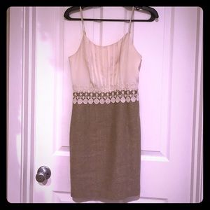 Kensie Summer Dress - White & Beige