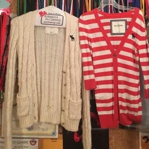 Abercrombie cardigan bundle!