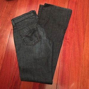 NWOT James Jeans dark blue boot cut jeans size 26