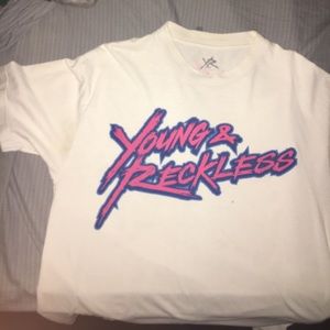 Young and reckless tee shirt
