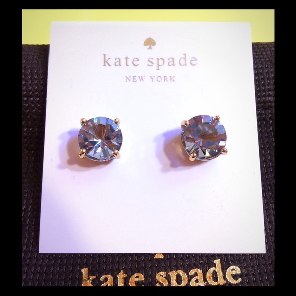 kate spade Jewelry - Kate Spade Light Blue Gumdrop Earrings