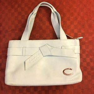 Used baby blue purse