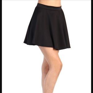 Black skater/ circle skirt