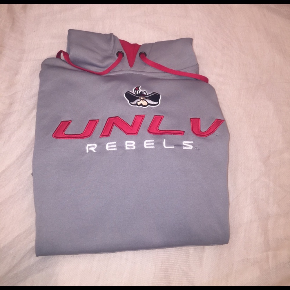 UNLV Hooded Logo Sweatshirt with front pocket EUC
