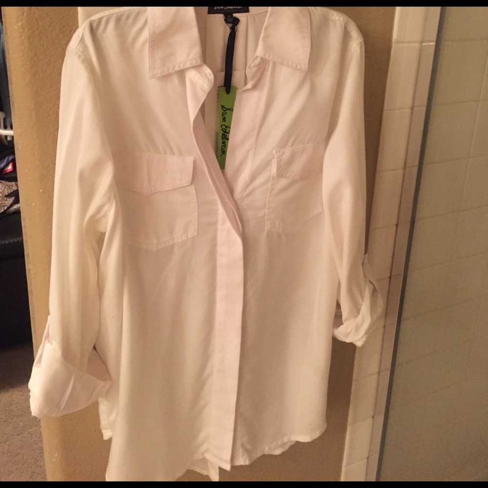 Sam Edelman White Shirt retail $89