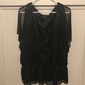 Sparkly Black Top