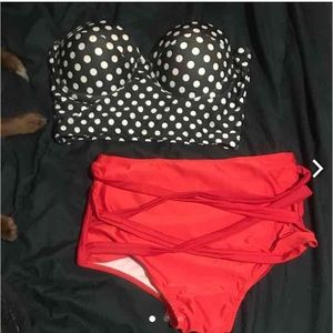 Vintage High Waisted Swimsuit