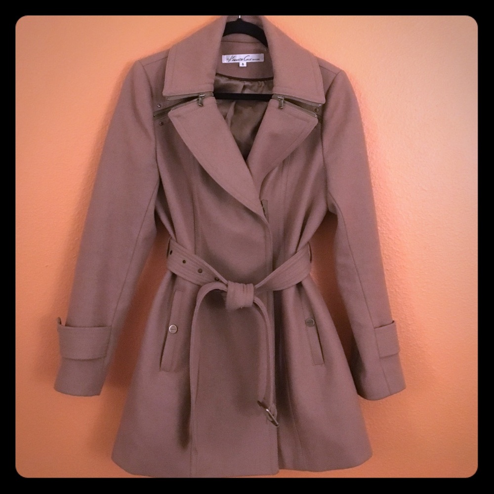 Kenneth Cole Wool Trench Coat