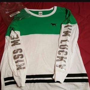 Victoria secret saint Patrick's shirt