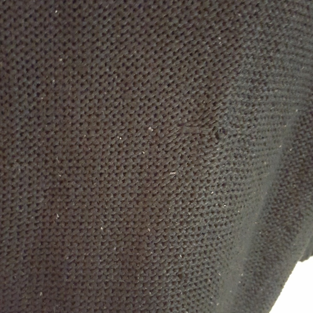 Black Quinn 3/4 Sleeve Knit Sweater Size L - Picture 4 of 4