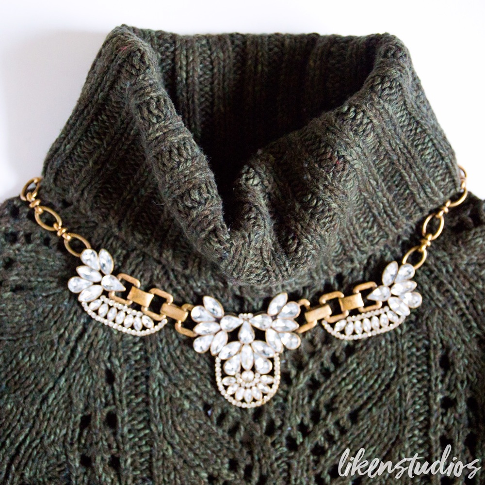 ❌DONATED❌ Anthropologie Cozy Green Sweater