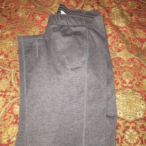Nike dark grey straight leg sweat pants