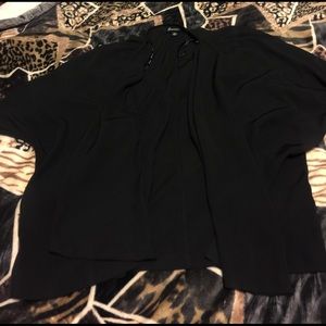 Black short sleeve kimono , worn about 3 times