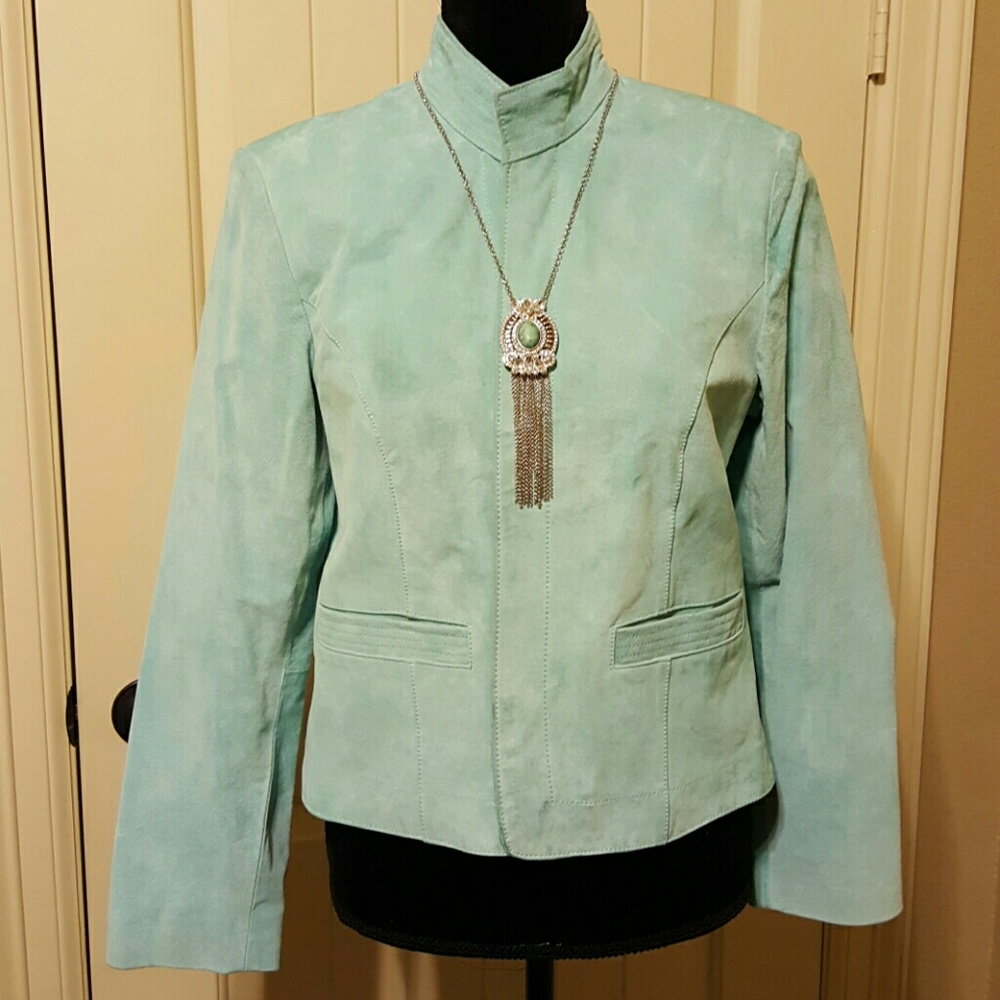 Coldwater Creek 100% leather (Suede) Jacket