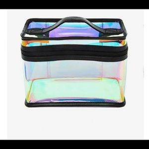 *ISO* Iridescent Makeup Train Case