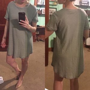 Navy & White Nautical Swing dress