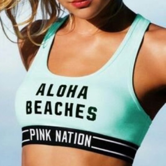 PINK Victoria's Secret Other - Victoria's Secret pink sports bra "Aloha Beaches"