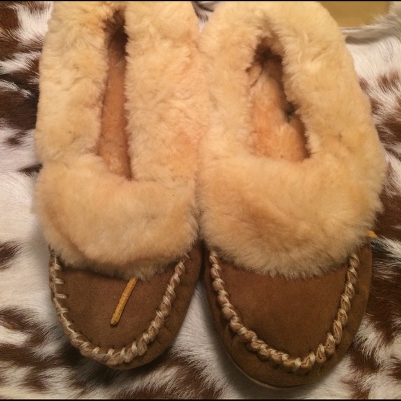 lands end sheepskin slippers