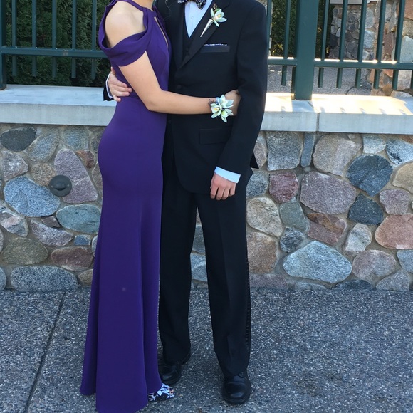 BCBG Dresses & Skirts - Purple prom dress