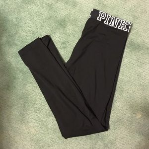 VS PINK Black Yoga Leggings