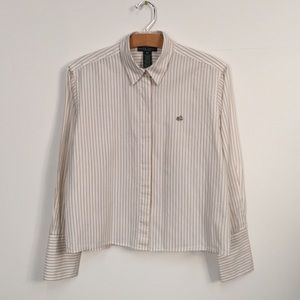 Lauren By Ralph Lauren Petite Waist Length Shirt