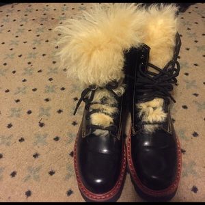 Coach Sheep Fur Boots