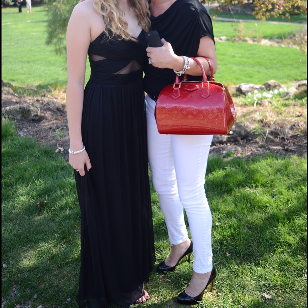 BLACK PROM DRESS - Picture 2 of 4