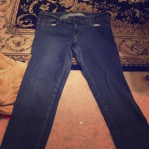 Dickies size20 skinny jeans. Medium wash