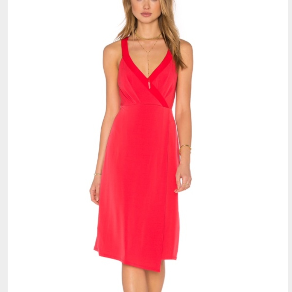 BCBG Drape Front Dress - Picture 1 of 4