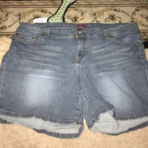 Torrid size 22 shorts. Medium wash