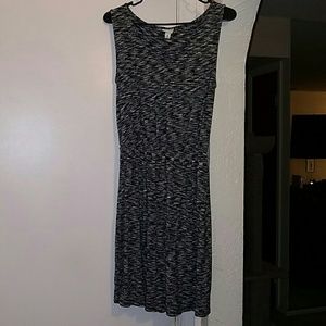 Soft Black and White Dress