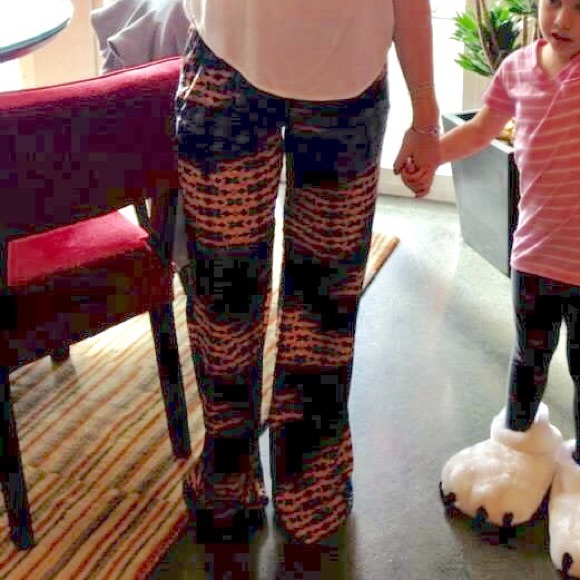 WAYF Flowy wide leg pants - Picture 1 of 4