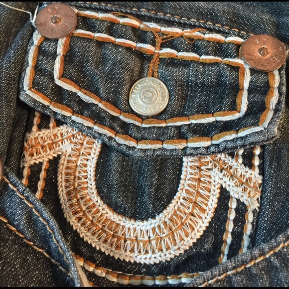 Men's True Religion jeans, Joey Super T, so hot!