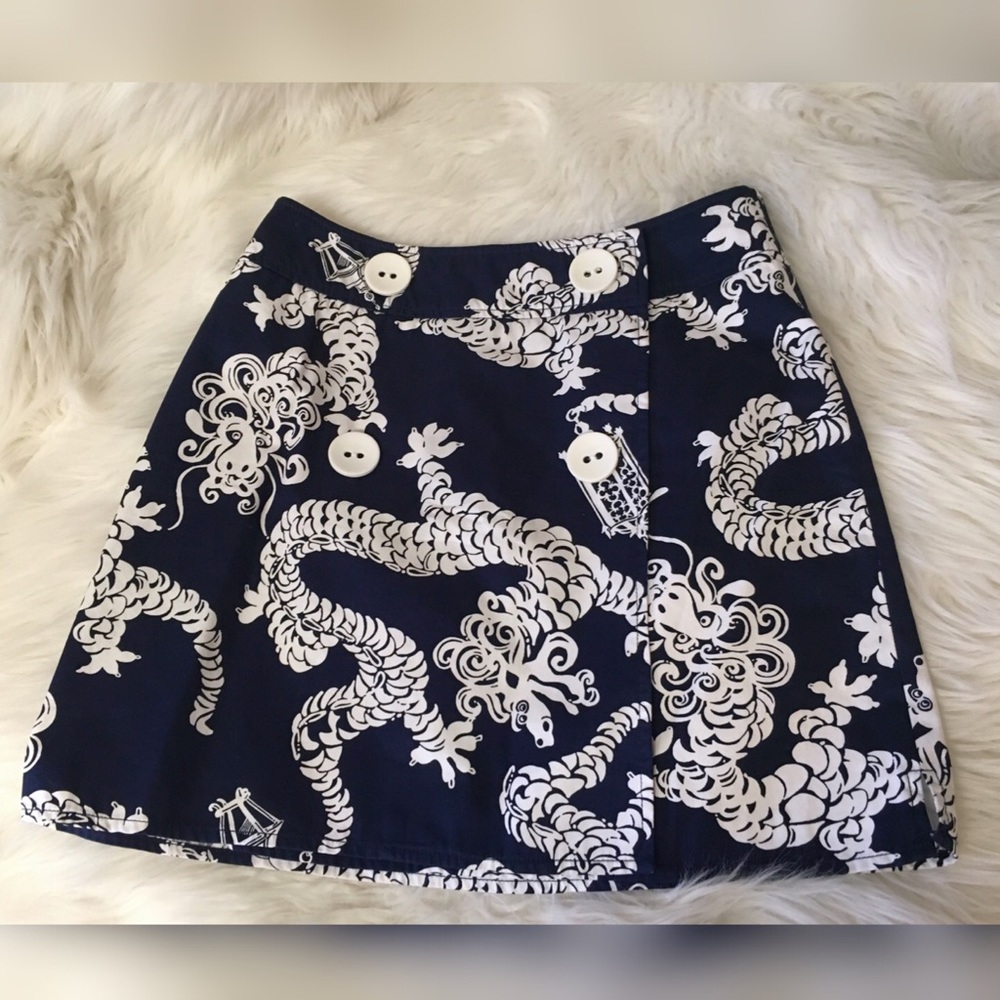 EUC Lilly Pulitzer Tail Lights skirt