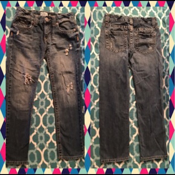 aèropostale Kylie Boyfriend Jeans Size 1/2 Regular - Picture 1 of 4