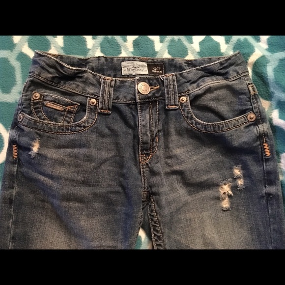 aèropostale Kylie Boyfriend Jeans Size 1/2 Regular - Picture 4 of 4
