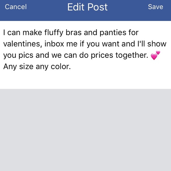 Fluffy and bra set - Picture 2 of 2