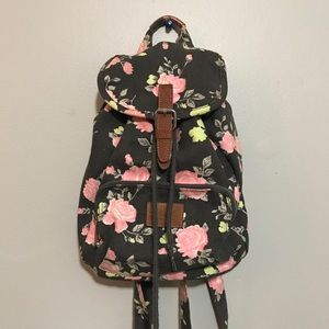 Victoria secret pink mini floral backpack