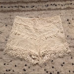 Crochet Lace Shorts!