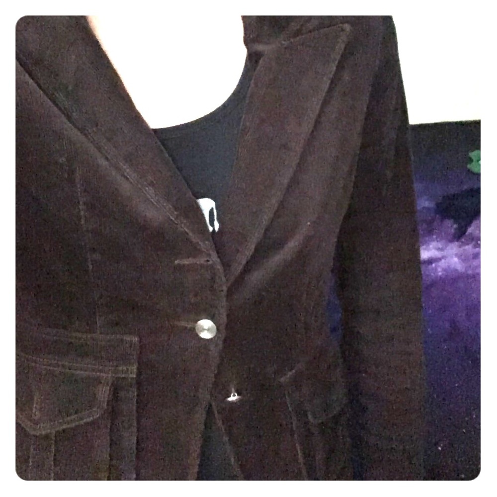 Brown corduroy jacket