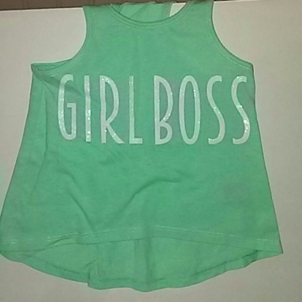 USA Girls Girlboss Mint tank NWOT Boutique