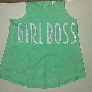 USA Girls Girlboss Mint tank NWOT Boutique