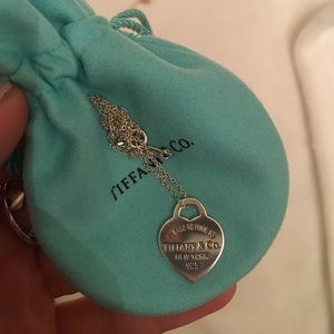 Tiffany Heart Tag Pendant