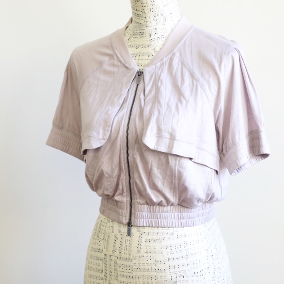 A/X Armani Exchange Tops - A/X lilac lavender sporty crop top