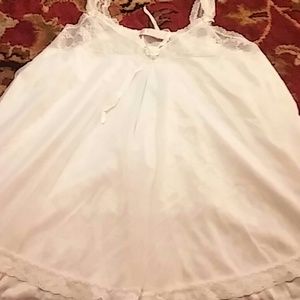 Nwot  White lace nightie