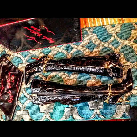 Apple Bottoms Shoes - Apple Bottoms Over The Knee Boots size 7 Black