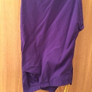Purple scrub pants