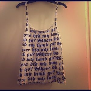 LAMB By Gwen Stefani tank