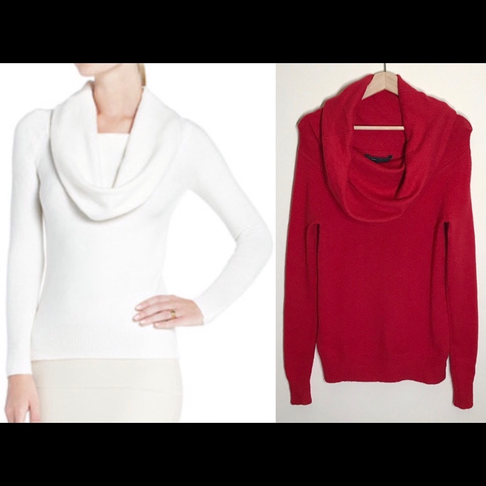 🚫SOLD {BCBGMaxAzria} Love Cowl Neck Sweater - Picture 5 of 5