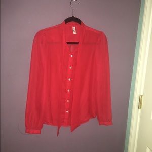 American Apparel Secretary Blouse